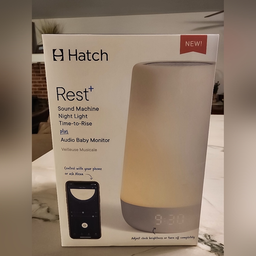 Hatch Rest+ 2 Sound Machine Night Light - White